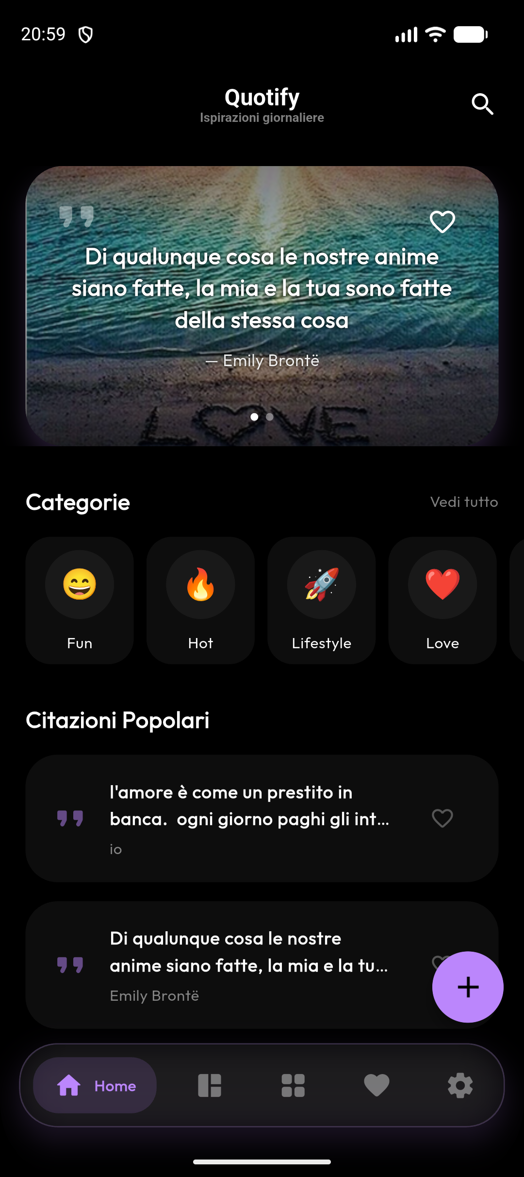 Quotify App Screenshot